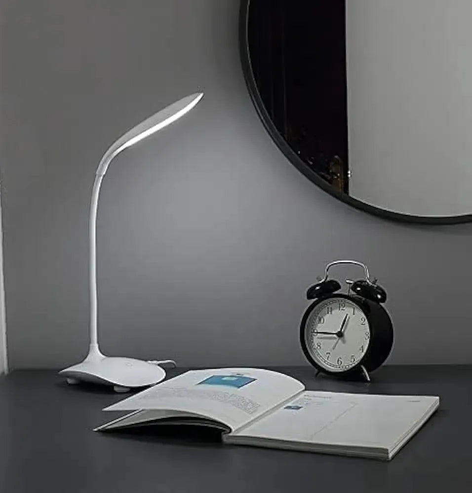 Rechargeable Multicolor LED Desk Lamp – ABS Plastic Touch Light