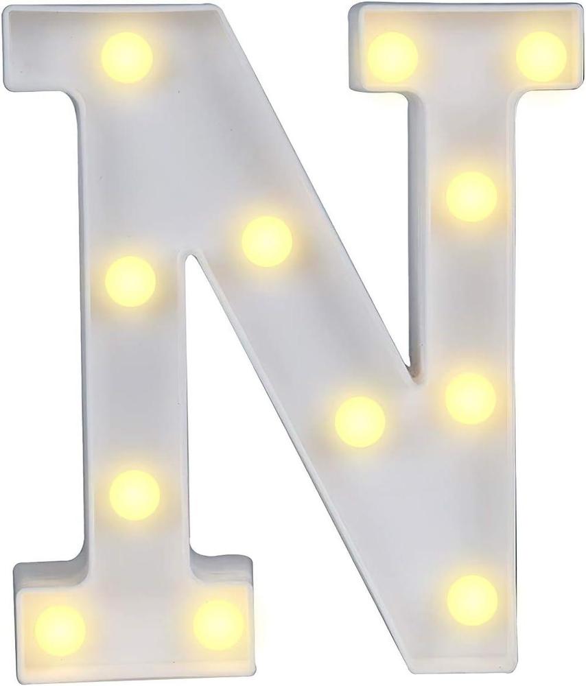 LED Battery Operated Alphabet Light – Decorative Letter Lamp for Home & Events